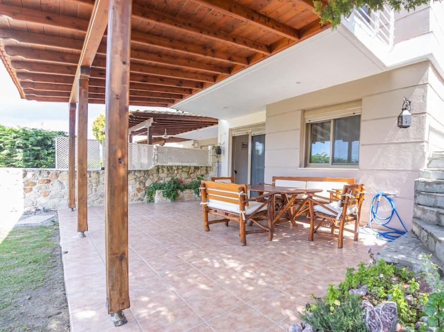 Villa Maistrali Sunset Kalandra Ngoại thất bức ảnh